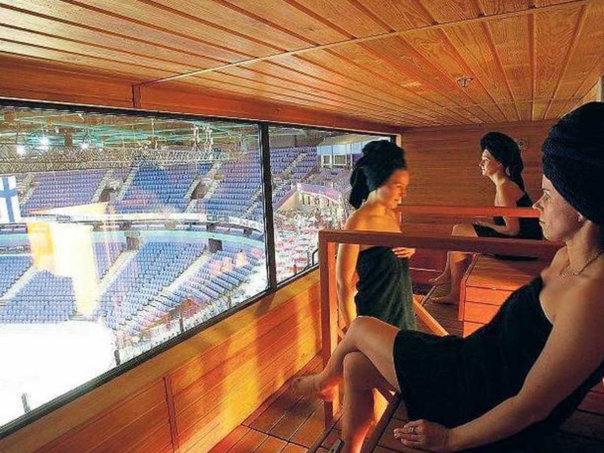 sauna na stadione